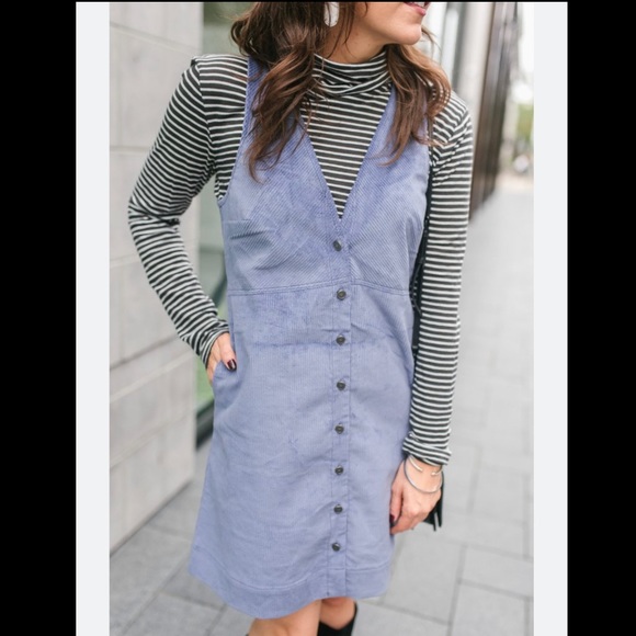 Free People rolling thunder corduroy dress large - Picture 4 of 7